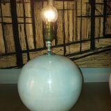 Ceramic lamp foot, iridescent white