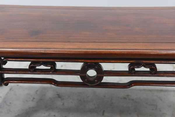 Table à opium bandeau ajouré début XXème