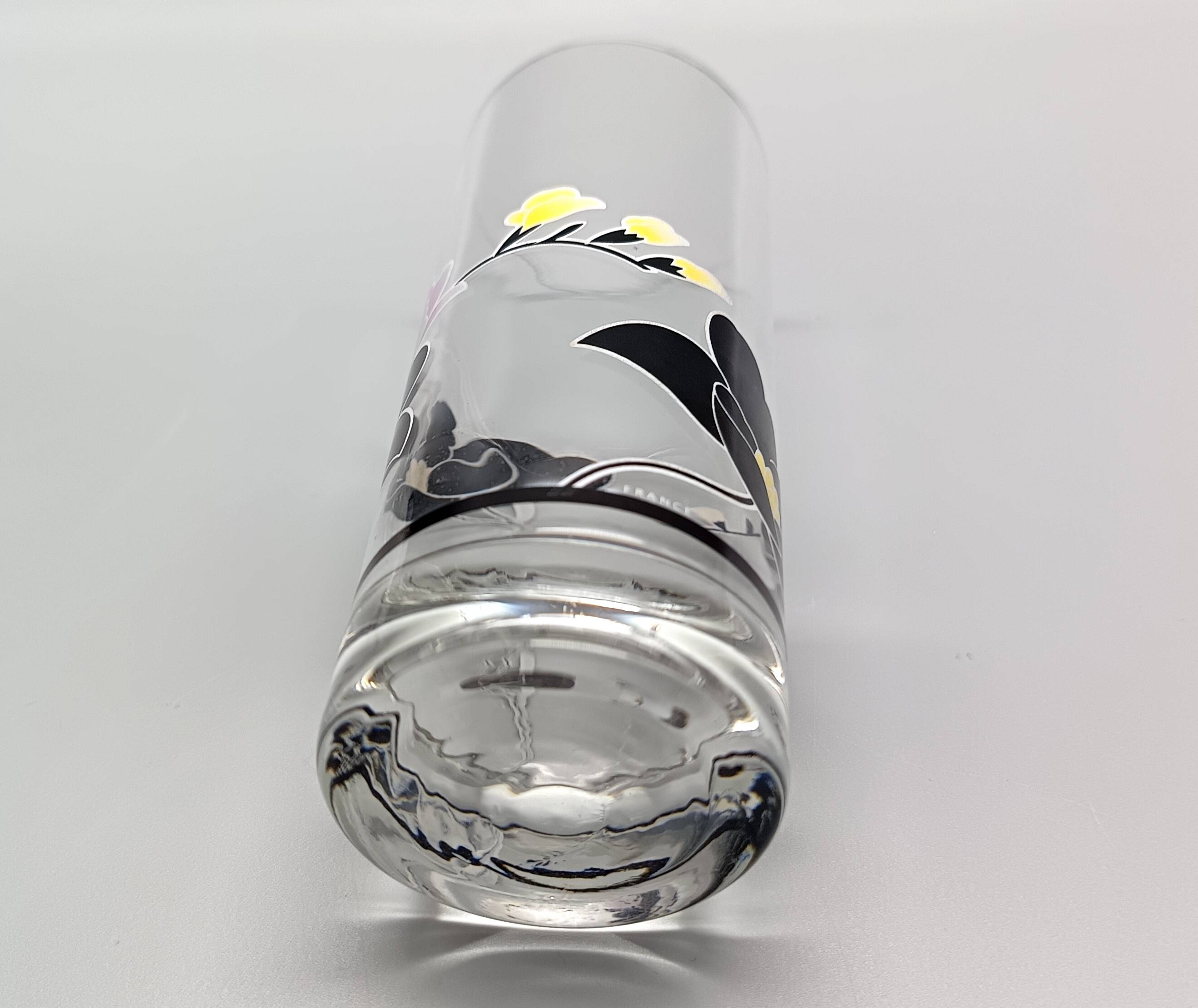 8 Luminarc GLASSES model Anaïs rose noire vintage longdrink