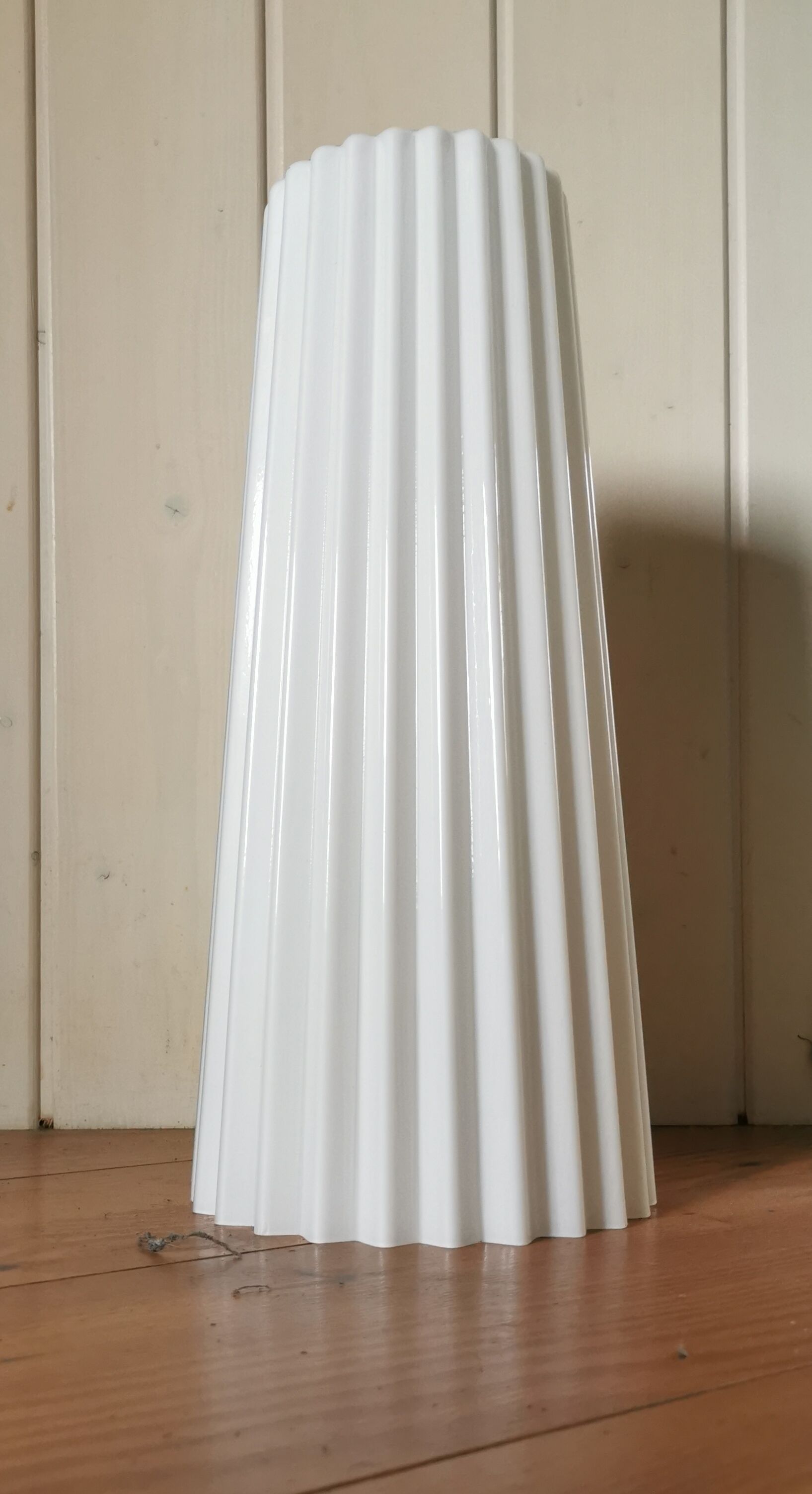 Suspension Art Deco en opaline