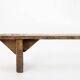 Decorative wooden low bench, France ca. 1850
