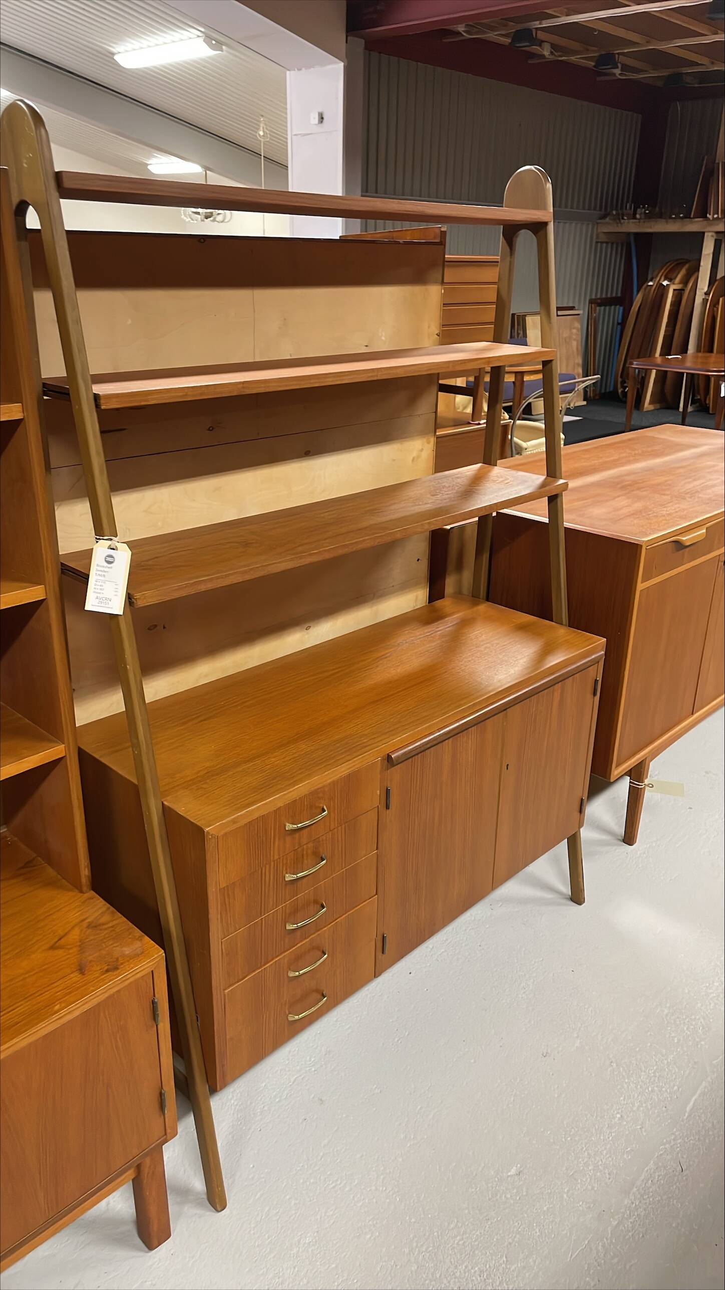 Scandinavian teak secretary, Sweden, 1960
