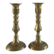 Pair of brass candlesticks