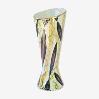 Vase style art déco  H.Bequet Quaregnon modèle Jupiter