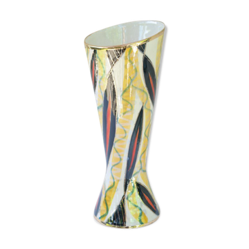 Vase style art déco  H.Bequet Quaregnon modèle Jupiter