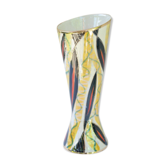 Art deco style vase H.Bequet Quaregnon model Jupiter