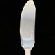 12 fish cutlery knife knife BOULENGER in silver metal Model SUZY