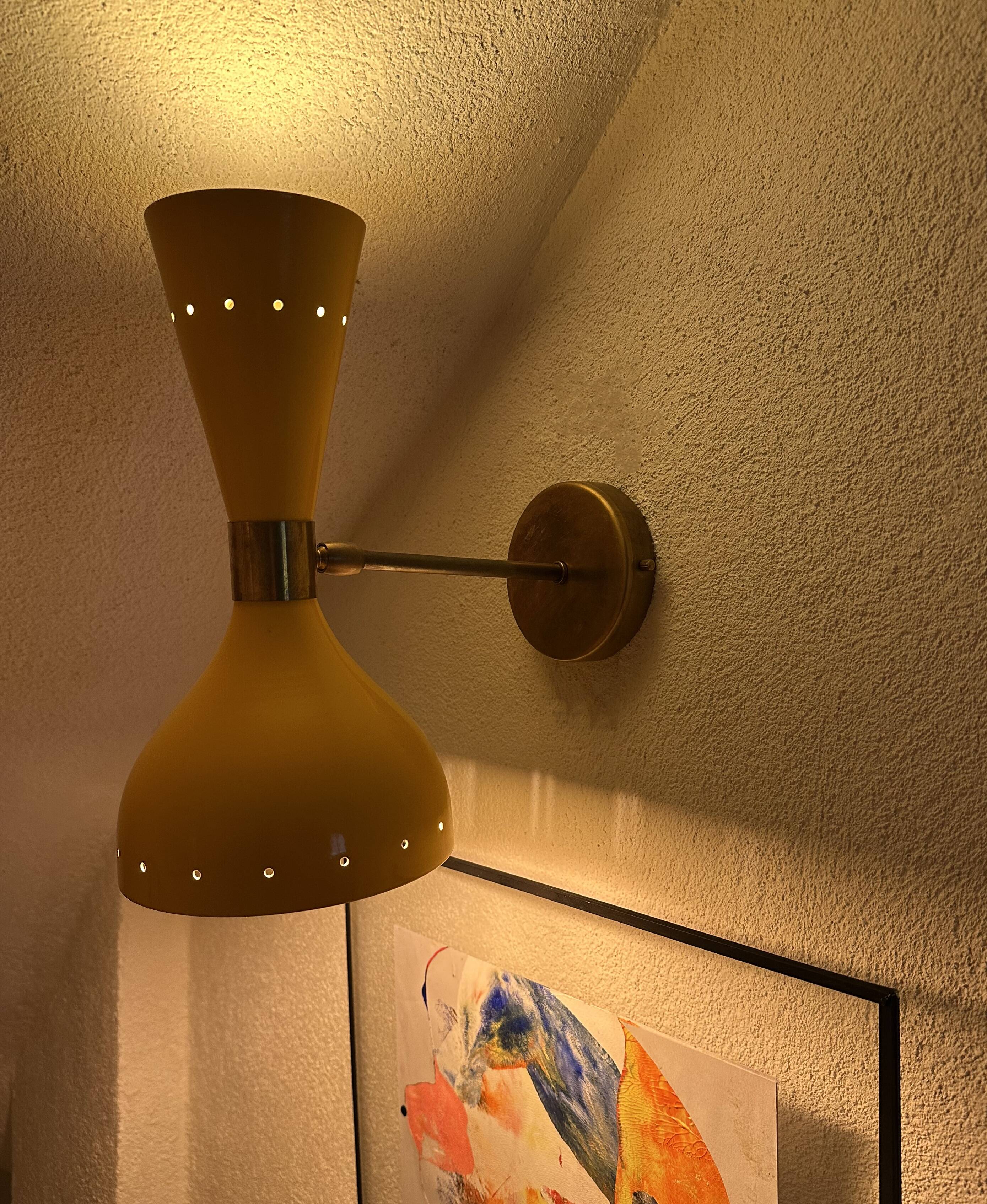 Italian wall light design from the 1950s
