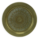 Vintage oriental plate in brass