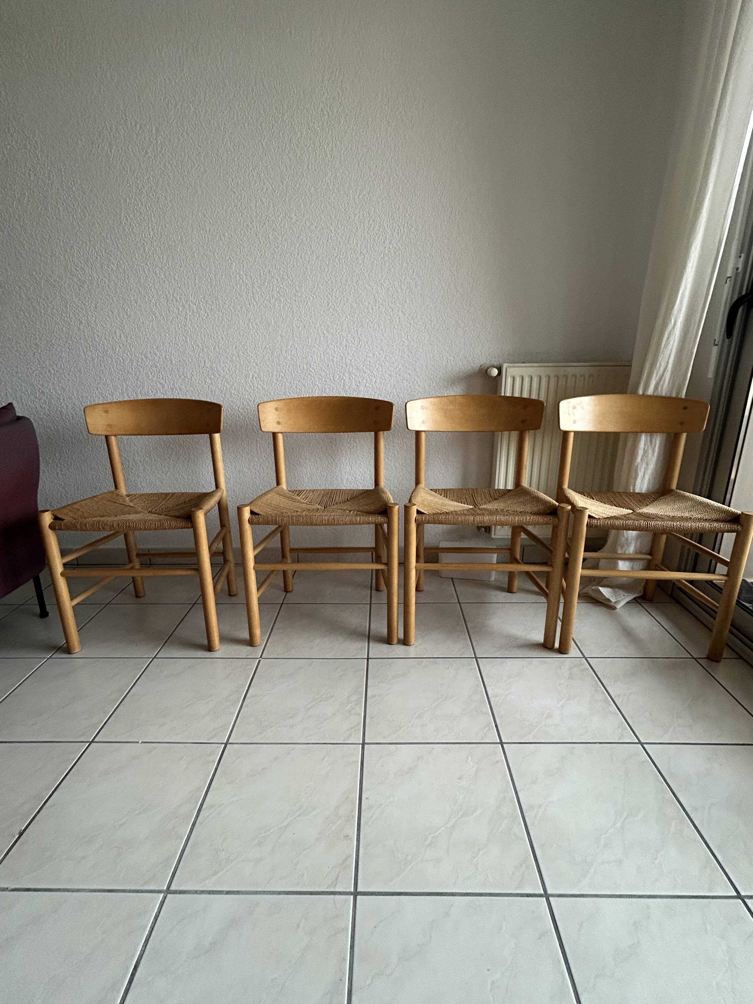 Fredericia J39 Chairs Borge Mogensen