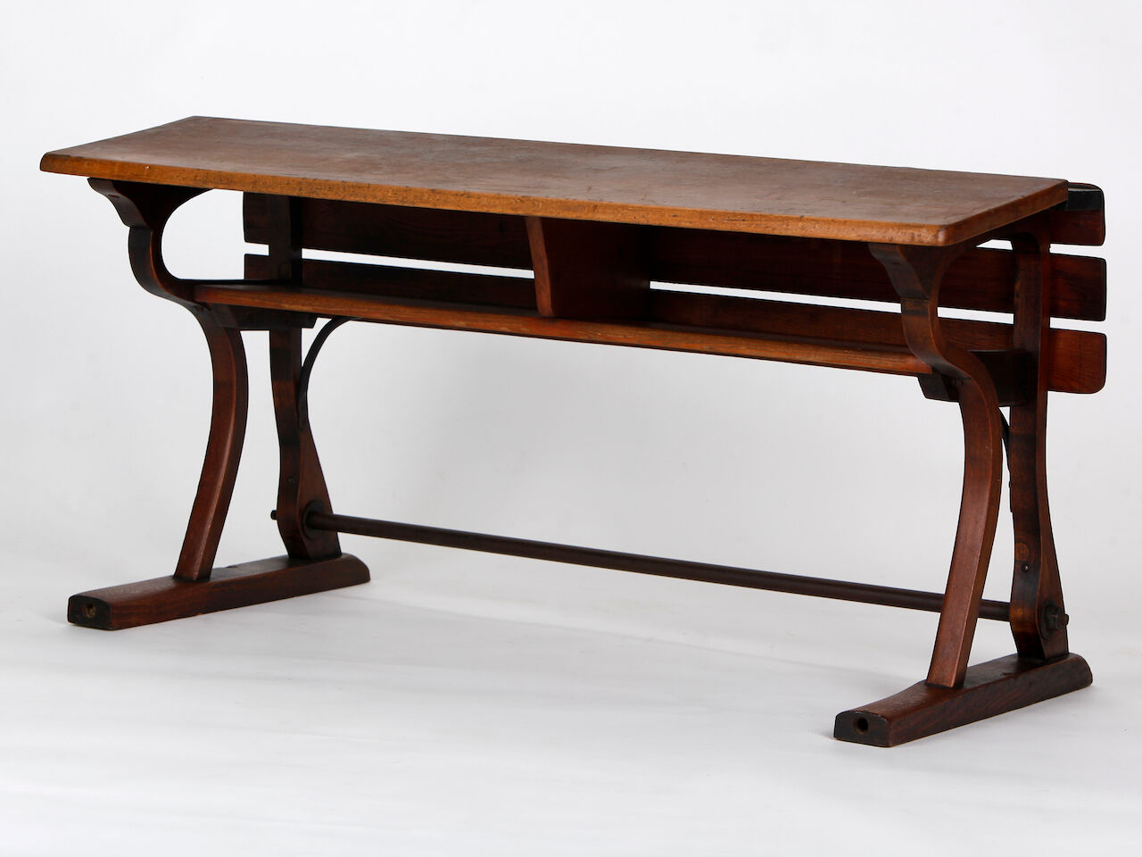 Set of Two Czech school desks from D. G. Fischel & Söhne