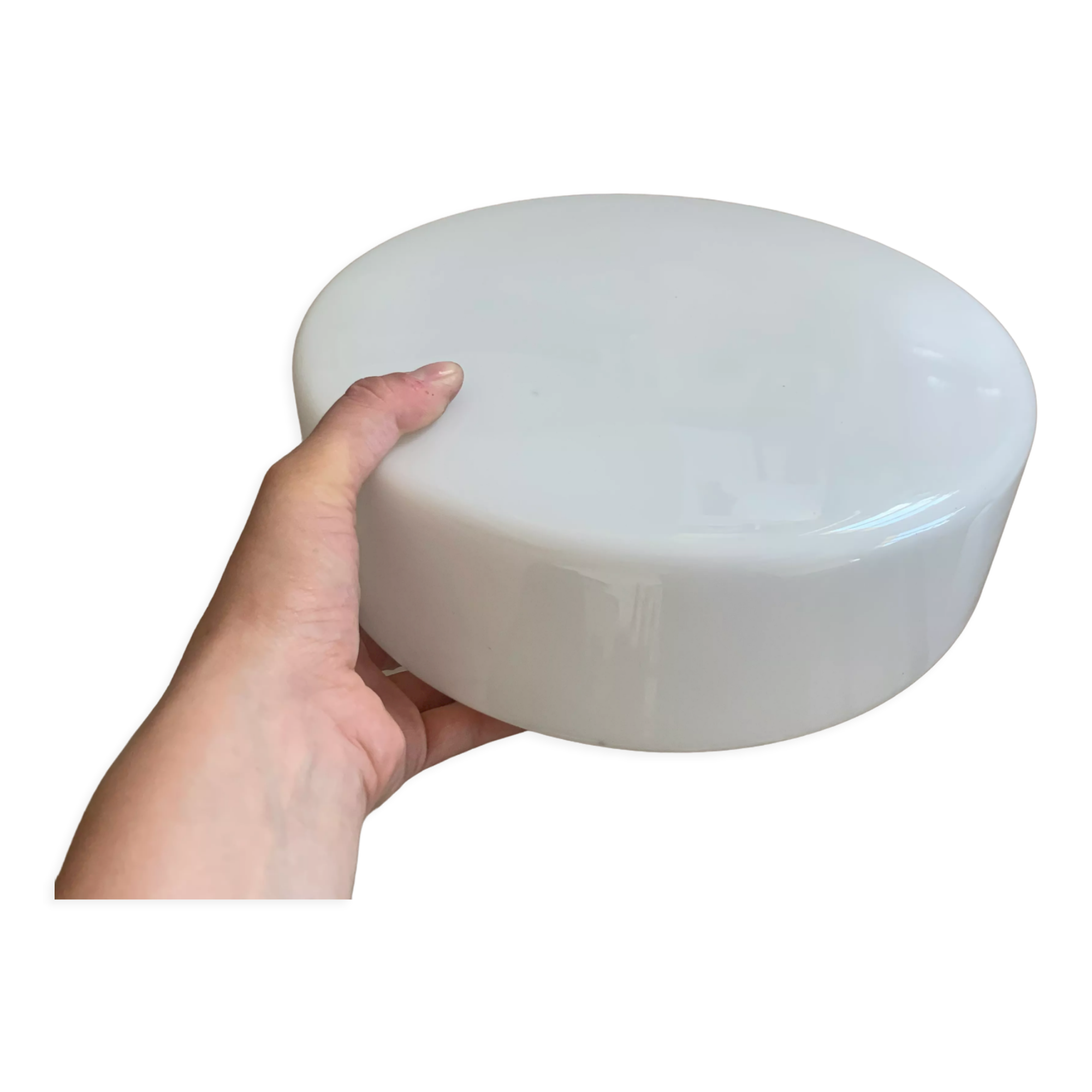 Ceiling lamp opaline D28cm