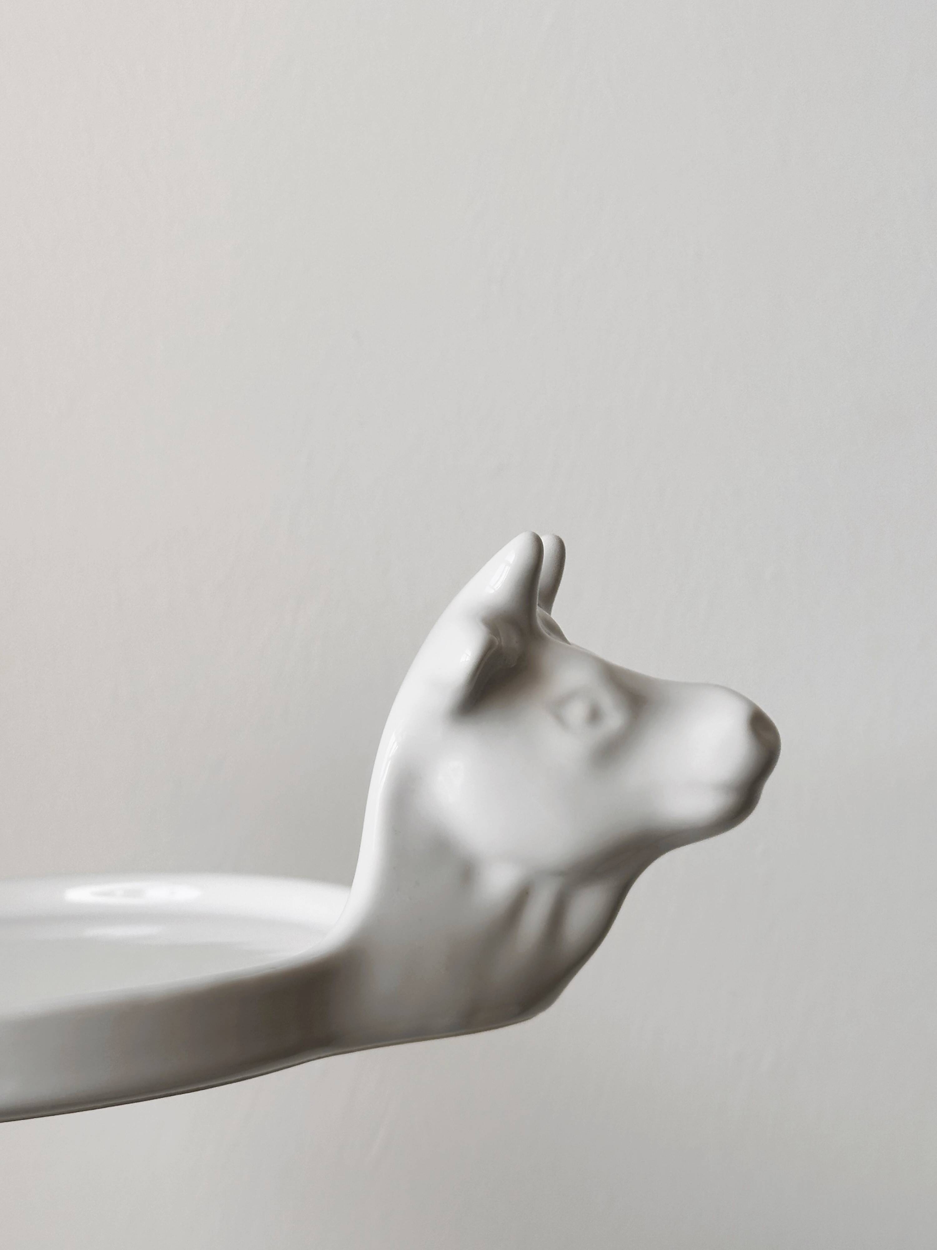 Revol porcelain cow cheese display