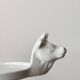 Revol porcelain cow cheese display