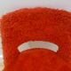 vintage red fur chair