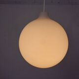Opaline Glass Satellite Pendant Lamps by Vilhelm Wohlert for Louis Poulsen, 1960s, Set of 2