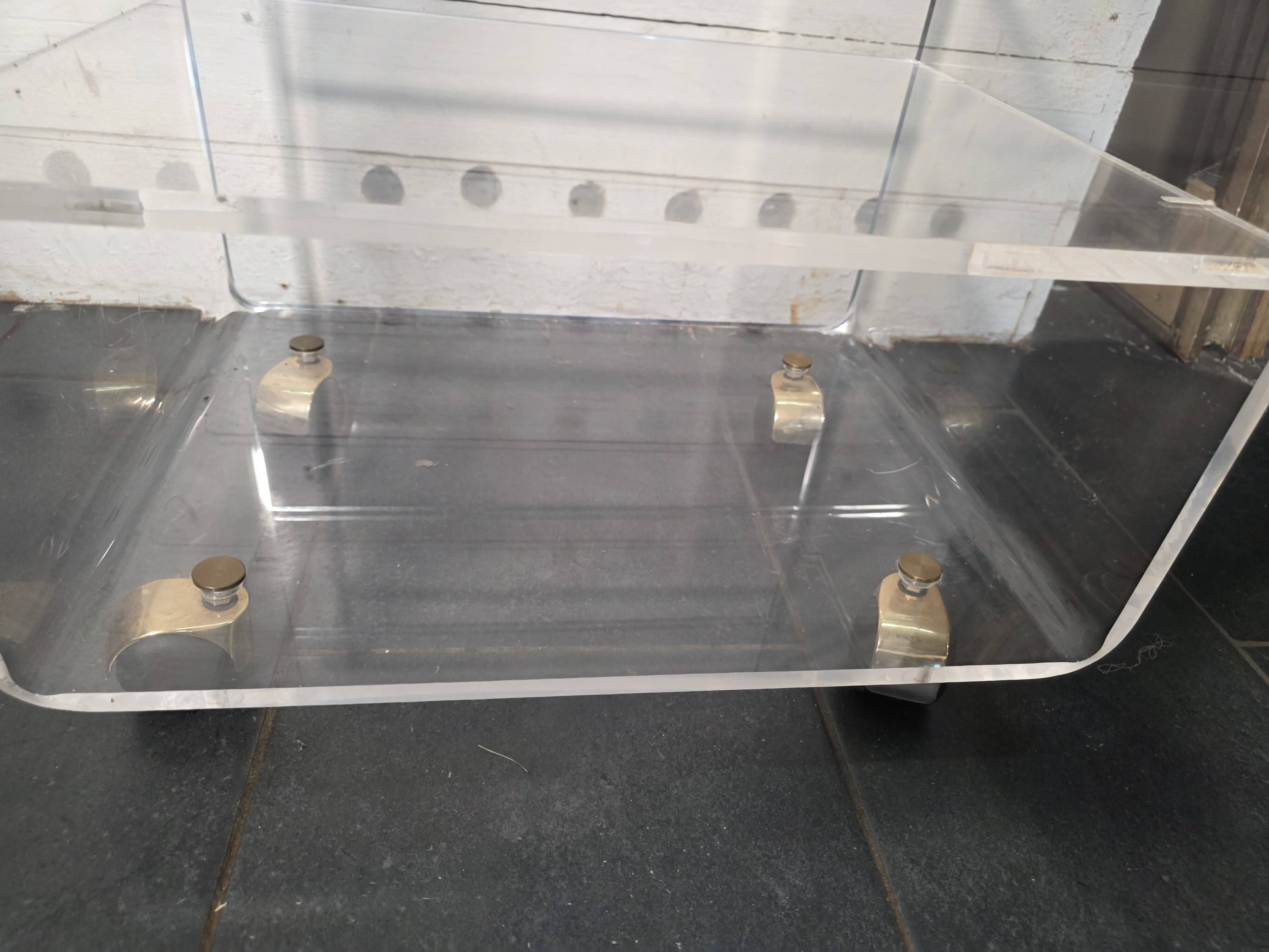 1970s plexiglass Hi-Fi furniture