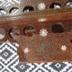 Damascus wood coat rack