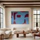 Contemporary abstract "quiet geometry"