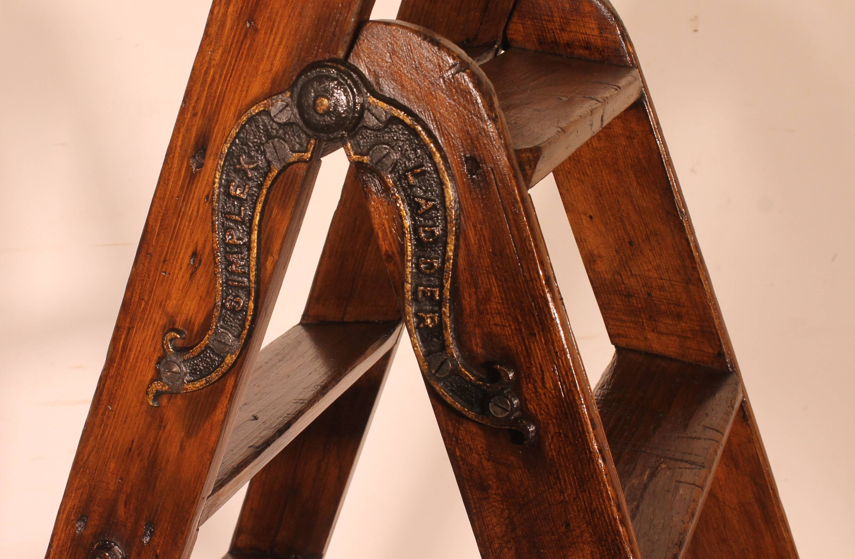 19th century library ladder