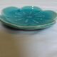 Turquoise flower jewelry storage cup stamped LBMDJ