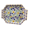 Gien earthenware tray with Persian decor