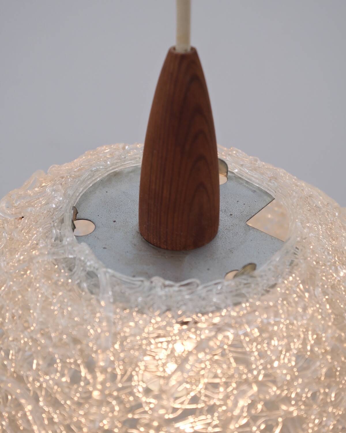 Scandinavian acrylic chandelier, 1960