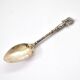 Paris souvenir collector's spoon in SOLID SILVER Minerva Arc de Triomphe