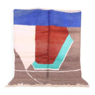 Traditional handmade pure wool rug, size 150 x 260 cm