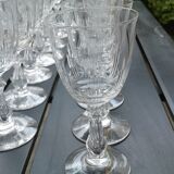 Service 25 glasses and 2 carafe in crystal
