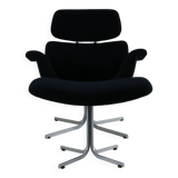 Artifort big tulip lounge chair with original ottoman