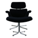 Artifort big tulip lounge chair with original ottoman