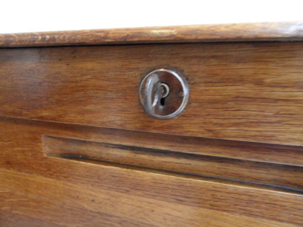 Vintage filing cabinet with roller shutter