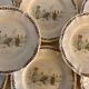 8 dessert plates and service dish Sarreguemines Les Enfants Richard