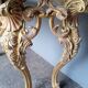 Console Louis XV bois sculpté doré