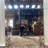 Miroir de Bistrot - Brasserie églomisé 160 cm