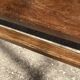 Solid oak farmhouse bench 140cm for rustic farmhouse table 1950