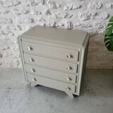 Commode vintage en bois massif