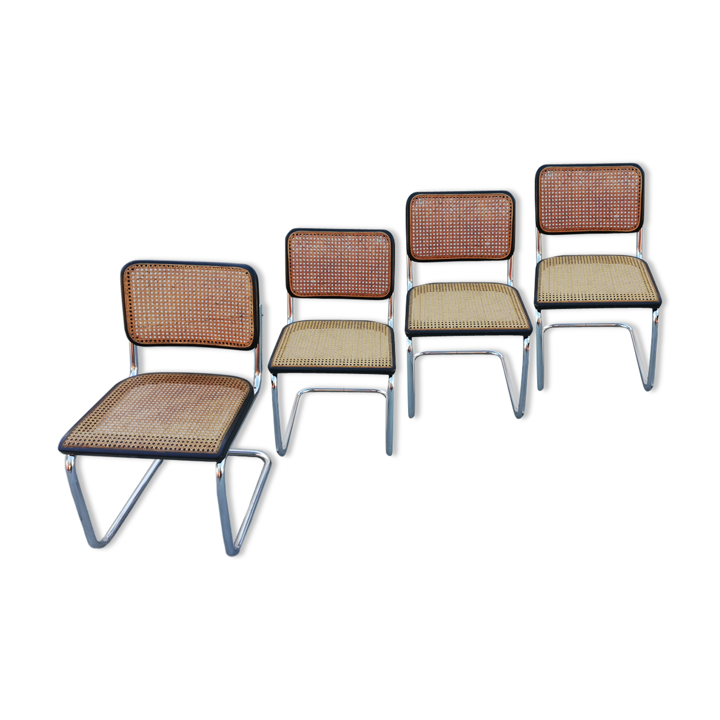 Chairs S32 by Marcel Breuer edition Thonet