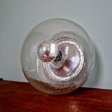 Ceiling light/wall sconce in blown bubble glass, Limburg, 1970