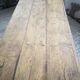 Pine and oak farmhouse table with multiple drawers, communal type, 240cm.