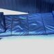 XDark brown leather chaise longue