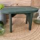 Small solid wood bench