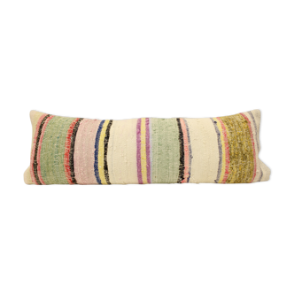 Housse coussin vintage 30x90 cm kilim