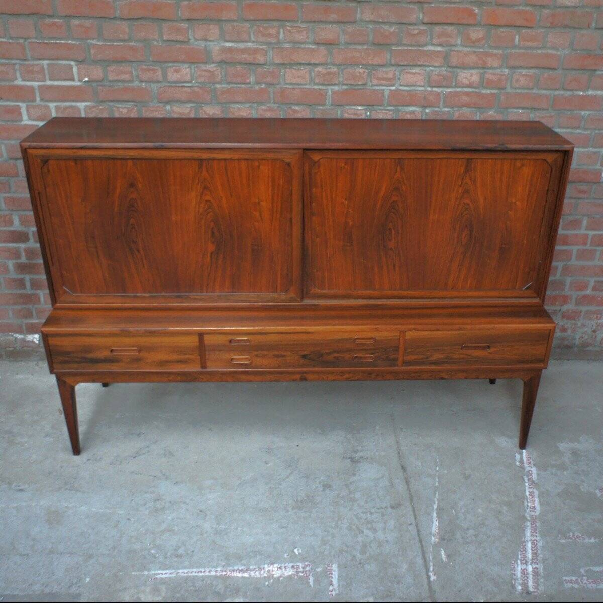 Scandinavian Credenza in Rio Rosewood, Kai Kristiansen