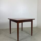 Square dining table in palisander by Lübke, 1960