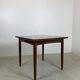 Square dining table in palisander by Lübke, 1960