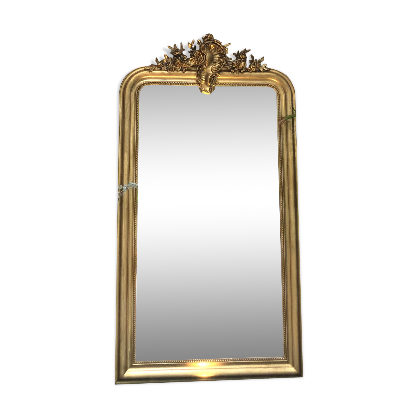 Louis-Philippe pediment mirror 150x82,5cm