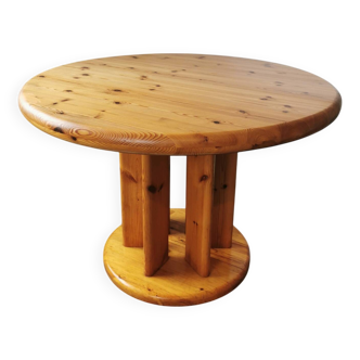 Rainer Daumiller round pine table