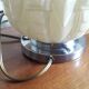 Authentic 20th-century Art Deco globe lamp in coloured glass.